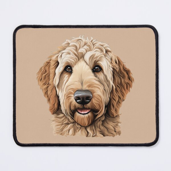 Item preview, Realistic Goldendoodle Art designed and sold by InkedFlorist.