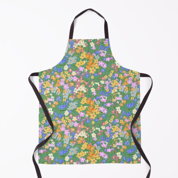Item preview, Green field of spring flowers designed and sold by chotnelle.