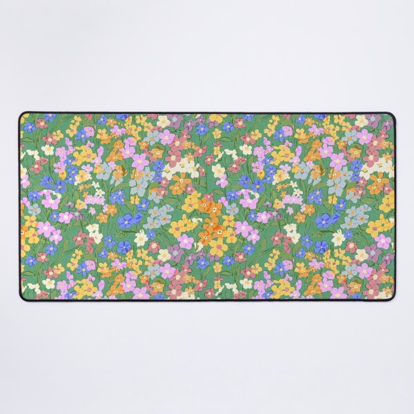 Item preview, Green field of spring flowers designed and sold by chotnelle.