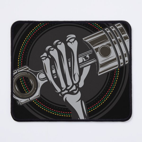 Item preview, Piston, engine, skull, mechanics,  designed and sold by MarcioCellos.