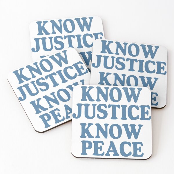 Item preview, KNOW JUSTICE KNOW PEACE designed and sold by katewins.