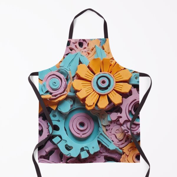 Aperçu de l'œuvre Moteur Floral Pastel créée et vendue par PixelCratey.