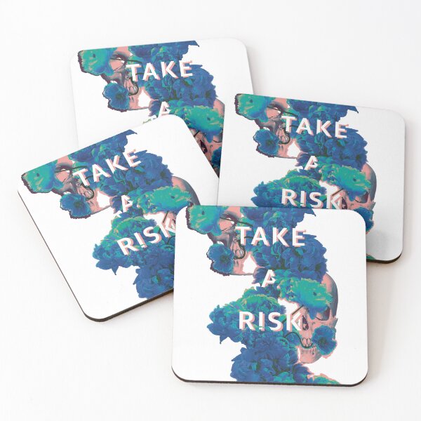 Item preview, Take a risk x Skull and Floral designed and sold by Awesome-Studio.
