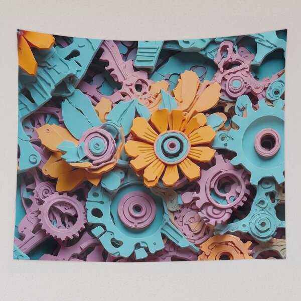Item preview, Pastel Floral Engine designed and sold by PixelCratey.
