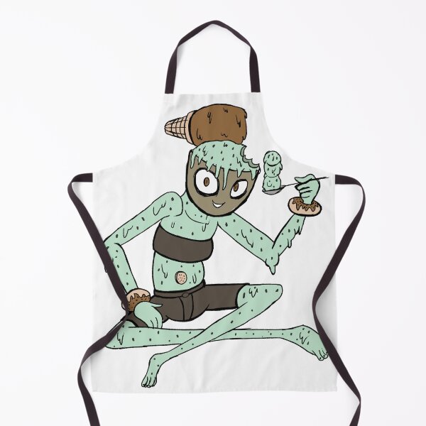 Item preview, Chocolate Mint Ice Cream Lady_UPDATE designed and sold by Tommythemage.