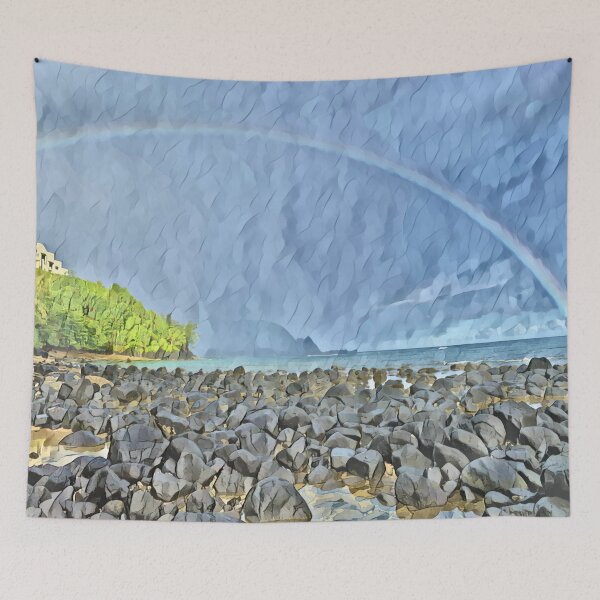 Item preview, Rainbow over Puu Poa designed and sold by CommandoCrane.
