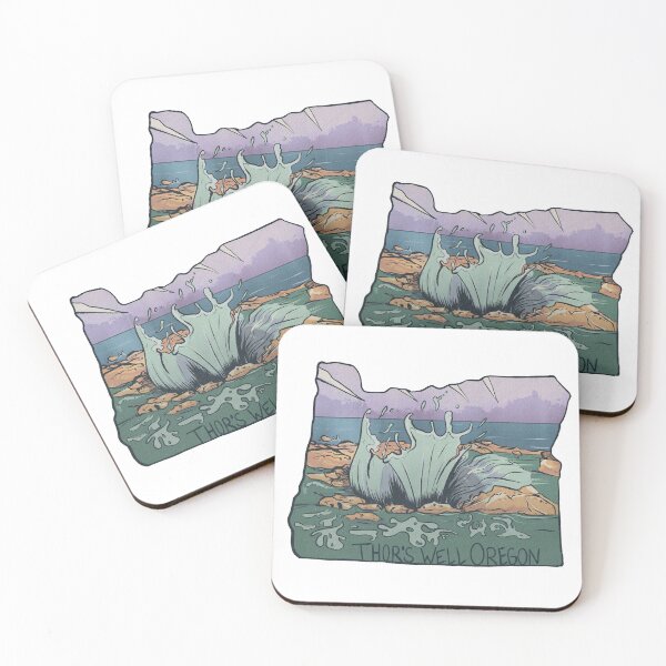 Item preview, Thor's Well Oregon Sticker Design designed and sold by CharpyCo.