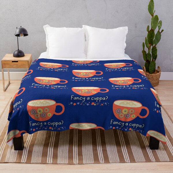 Item preview, Fancy A Cuppa Cute Patchwork Tea Mug designed and sold by Renata Illustrata.