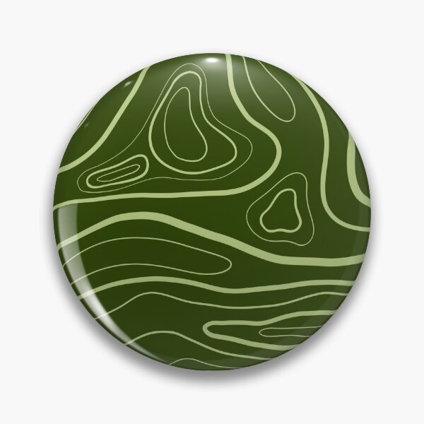 Item preview, Green Topographical Line Art designed and sold by art-by-soma.