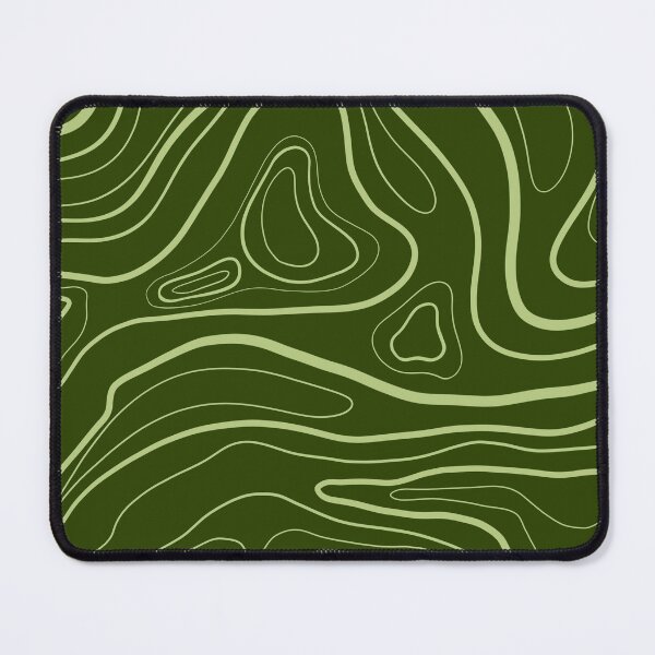 Item preview, Green Topographical Line Art designed and sold by art-by-soma.