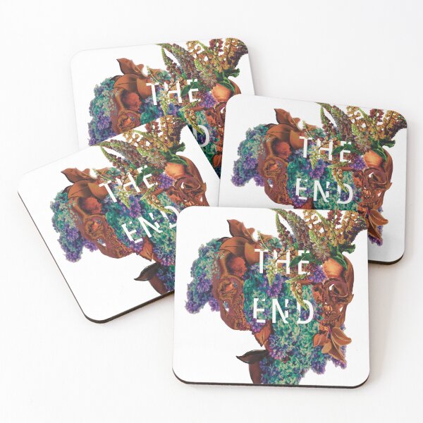 Item preview, The End x Skull and Floral designed and sold by Awesome-Studio.