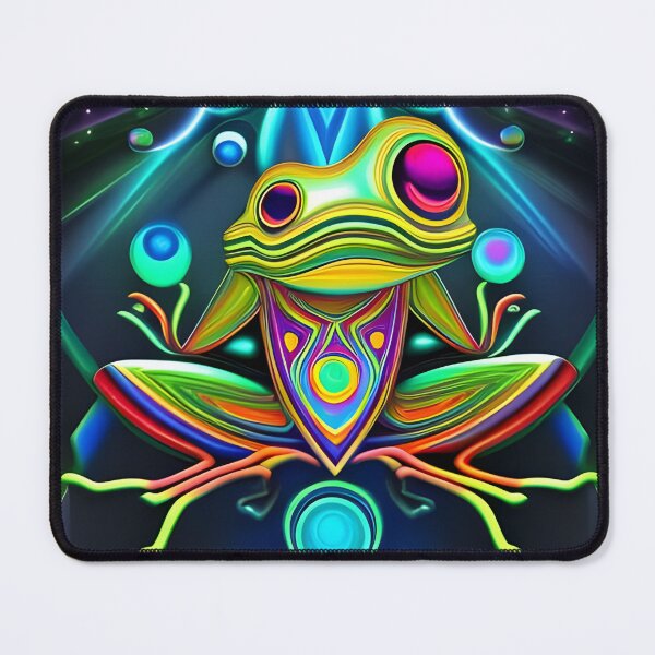 Item preview, Froggy Animal Spirit (14) - Trippy Psychedelic Frog designed and sold by TheThirdEye.