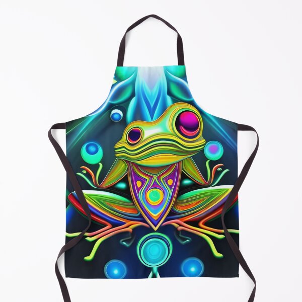 Item preview, Froggy Animal Spirit (14) - Trippy Psychedelic Frog designed and sold by TheThirdEye.