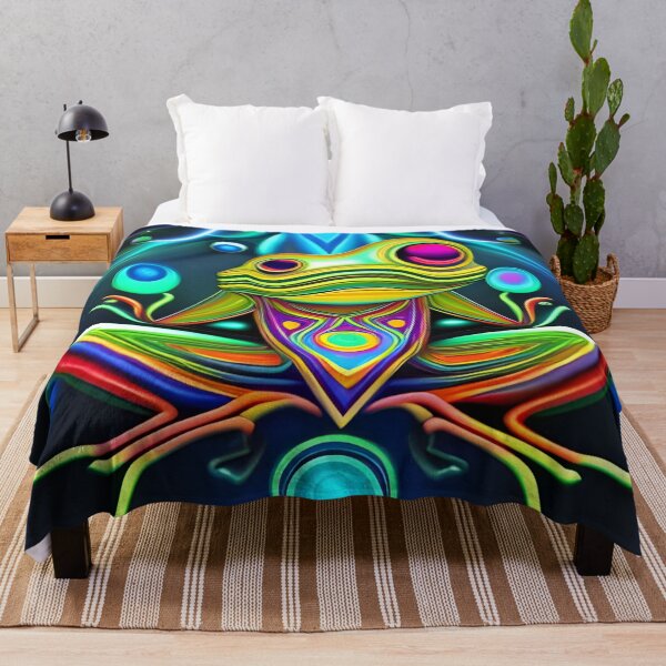 Item preview, Froggy Animal Spirit (14) - Trippy Psychedelic Frog designed and sold by TheThirdEye.