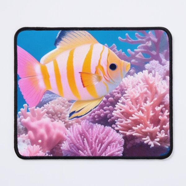 Item preview, a butterflyfish with corals designed and sold by mikaws.