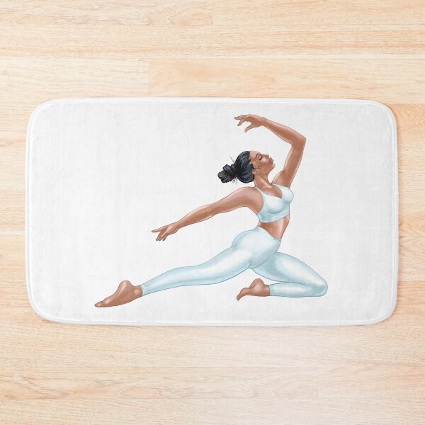 Item preview, Young woman is doing yoga. designed and sold by bluefox15.