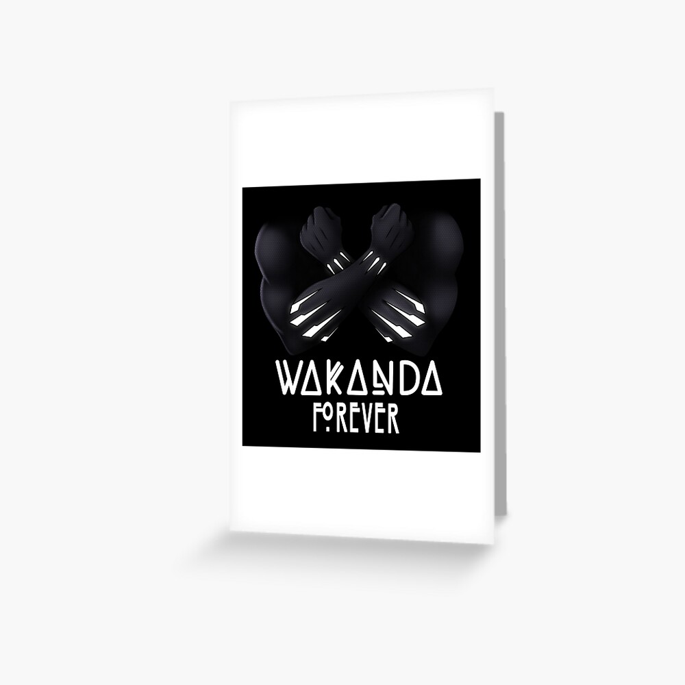 Wakanda Forever Greeting Card