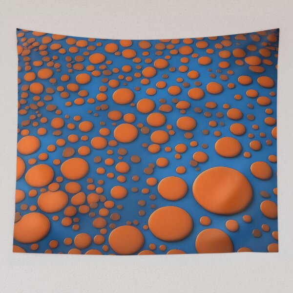 Item preview, Orange, backward running bubbles. designed and sold by Rostislav Bouda.