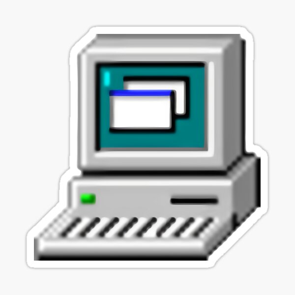 Vista previa del artículo con la obra «Icono de equipo de Windows 95», diseñado y vendido por Peeshes.
