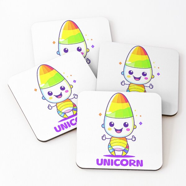 Item preview, Unicorn on the Cob Rainbow | Cute Kawaii Corn on the Cob designed and sold by lildoodleshirts.