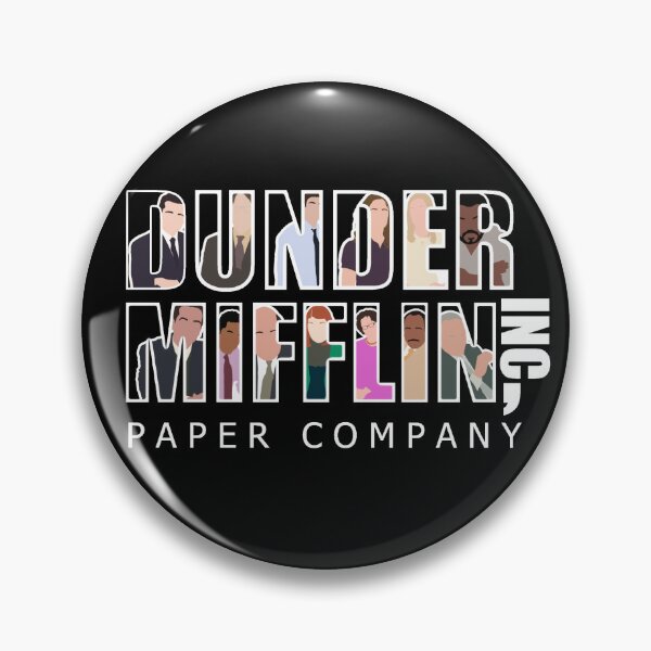 Item preview, Dunder Mifflin Logo w/ Characters designed and sold by DeeDestroyy.