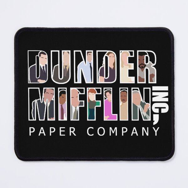 Item preview, Dunder Mifflin Logo w/ Characters designed and sold by DeeDestroyy.