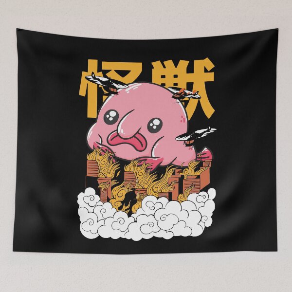 Item preview, Blobfish Kawaii Blob Fish Japanese Aesthetic Art designed and sold by MrEddie10.