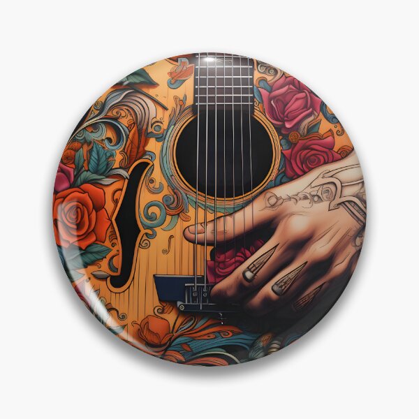 Item preview, Colorful guitar designed and sold by grebie.