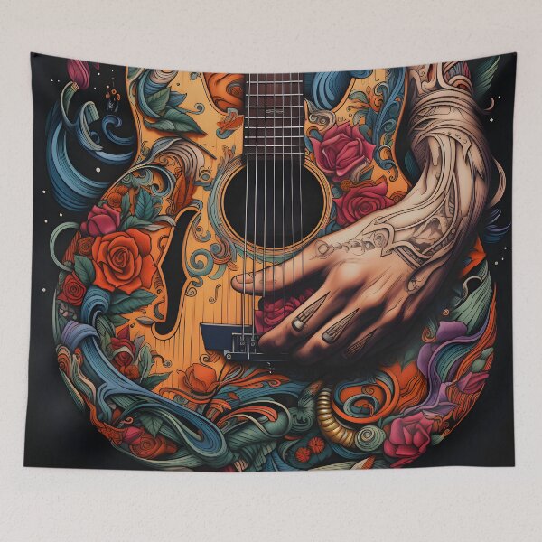 Item preview, Colorful guitar designed and sold by grebie.