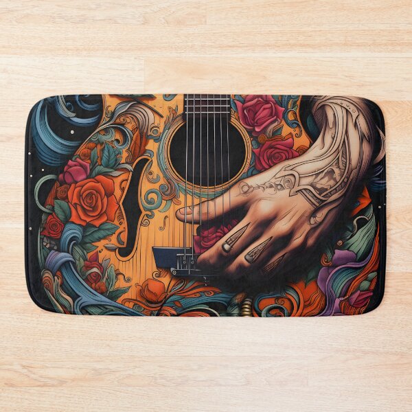 Item preview, Colorful guitar designed and sold by grebie.