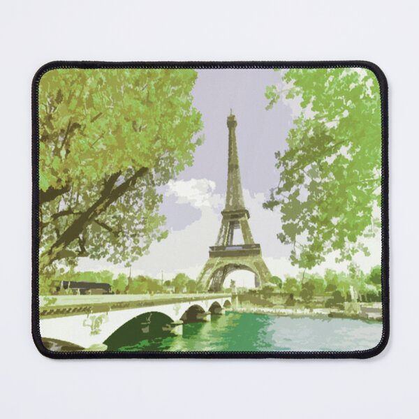 Item preview, The Eiffel Tower, Paris, Lime, Travel Poster - France's Structural Masterpiece Known as The Symbol of Love designed and sold by studioSharonKay.