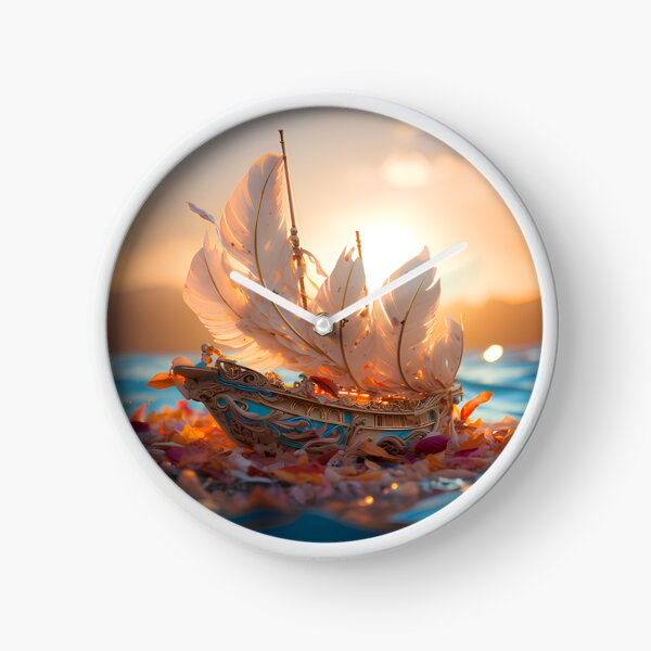 Item preview, wonderful junk boat sealing over ocean designed and sold by Zwzc.
