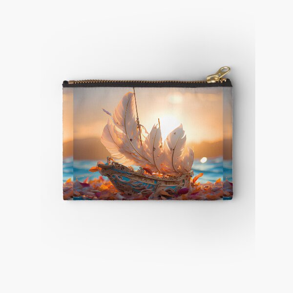 Item preview, wonderful junk boat sealing over ocean designed and sold by Zwzc.