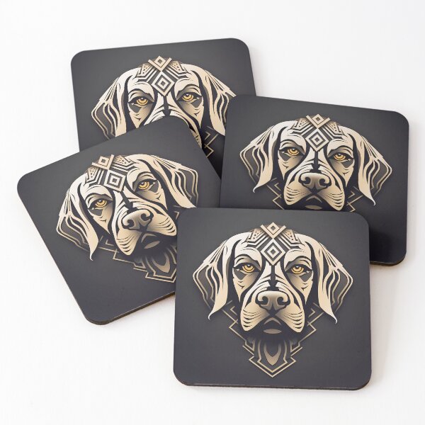 Item preview, "Canine Linear Art" designed and sold by Art-Vortex-fr.
