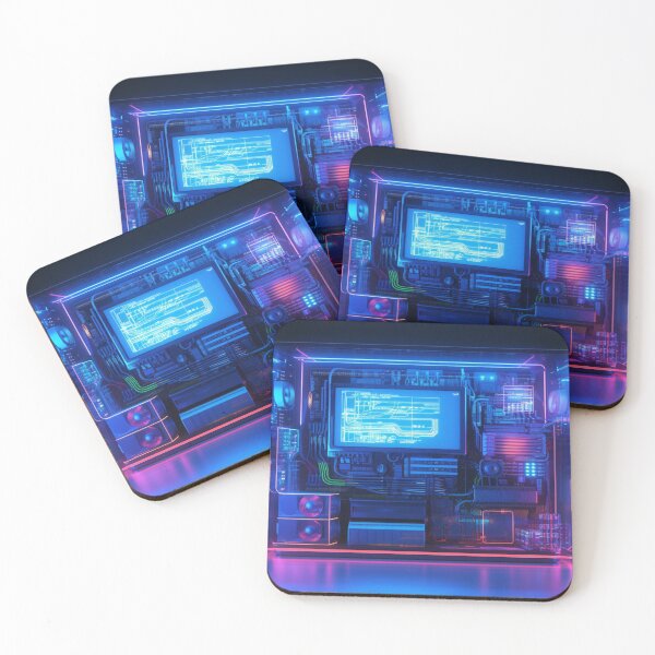 Item preview, 80s Cyberpunk computer build designed and sold by CardsandCanvas.