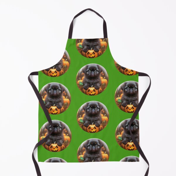 Item preview, Fall Pumpkin Patch Pekingese Puppy designed and sold by The Devil That You Forgot.
