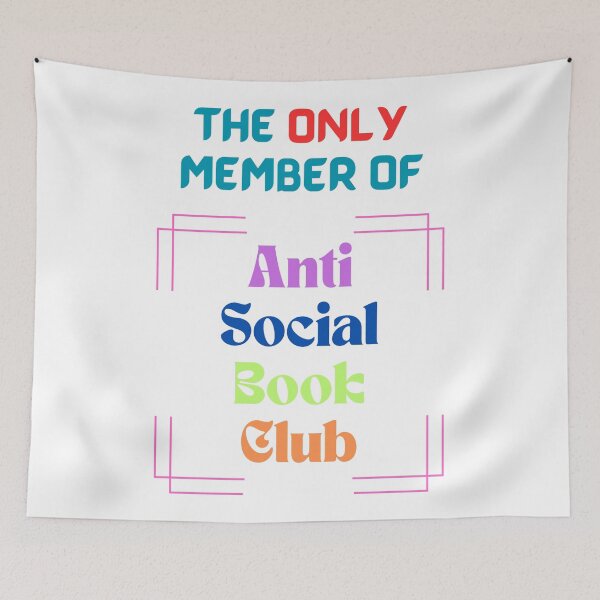 Item preview, Anti Social Book Club designed and sold by YrtemmyS.