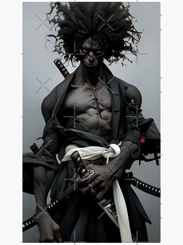 Afro Samurai Midjourney style