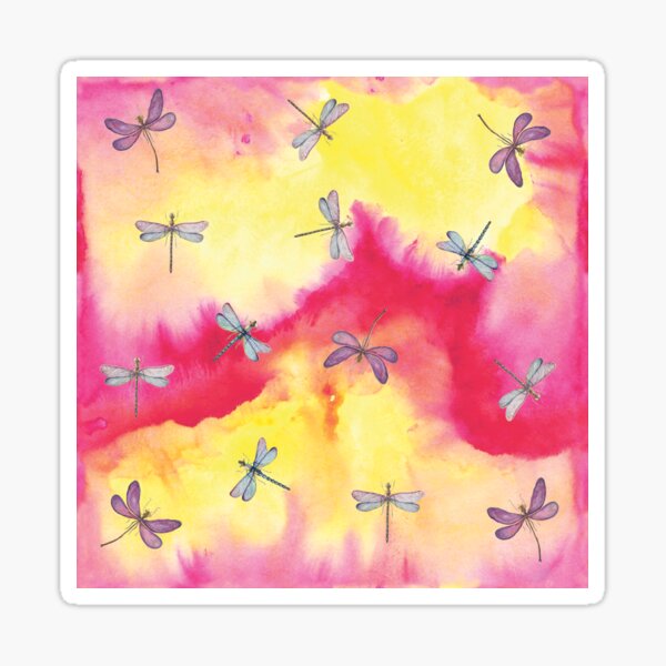 Fly away Dragonfly Sticker