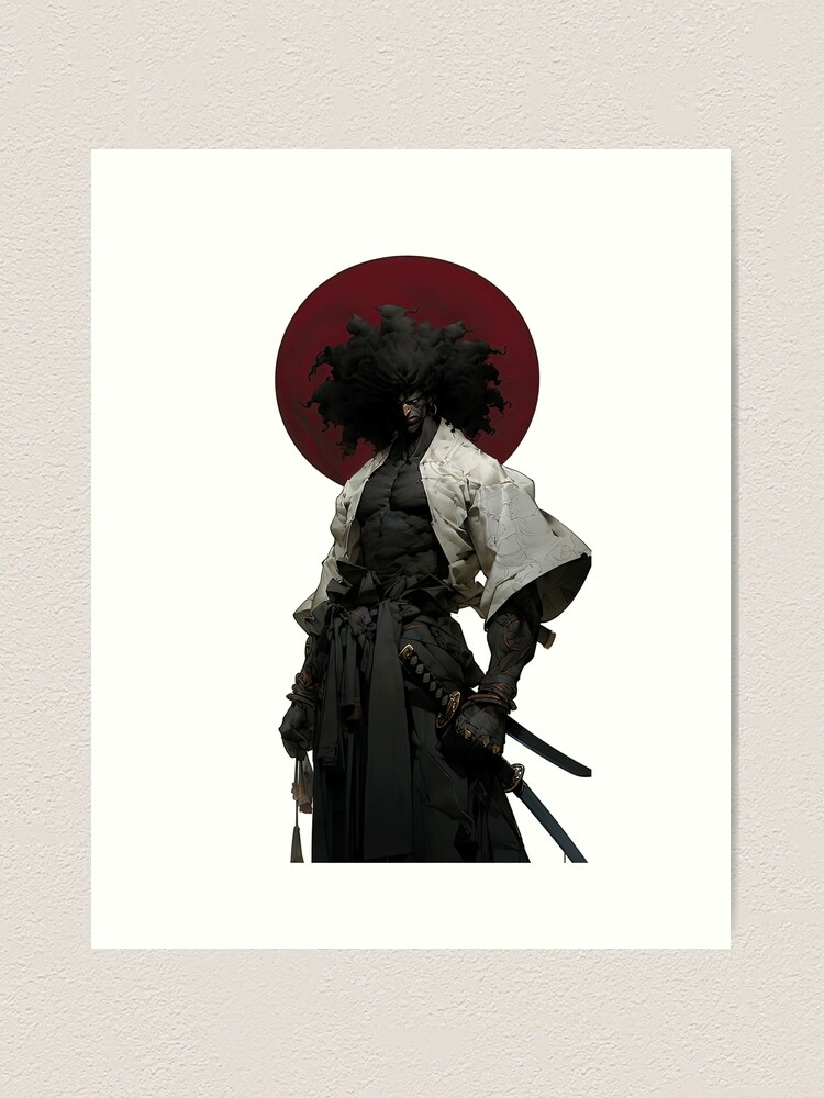 Afro Samurai Manga Anime Block Giant Wall Art Poster