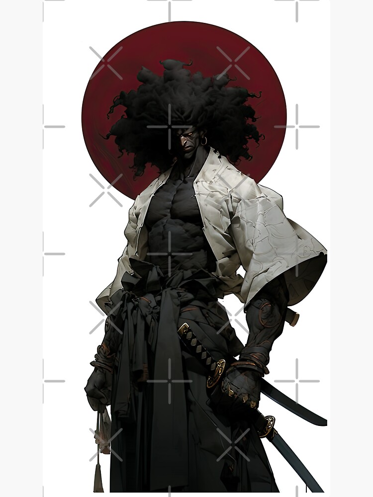 Afro Samurai Midjourney style