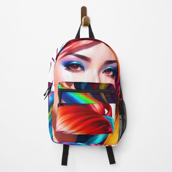 Item preview, A Girl with the Rainbow Hair designed and sold by Neer arts.