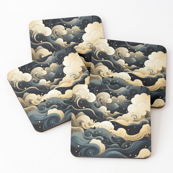 Item preview, Visual Harmony: A Drawing That Combines Elegant Patterns and Waves designed and sold by Belltwon.