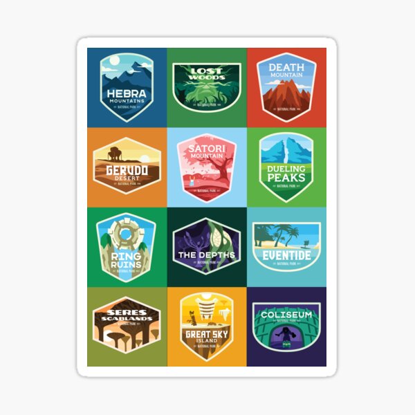 Item preview, Hyrule National Parks Complete Collection designed and sold by greermiceli.