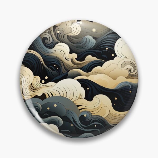 Item preview, Visual Harmony: A Drawing That Combines Elegant Patterns and Waves designed and sold by Belltwon.