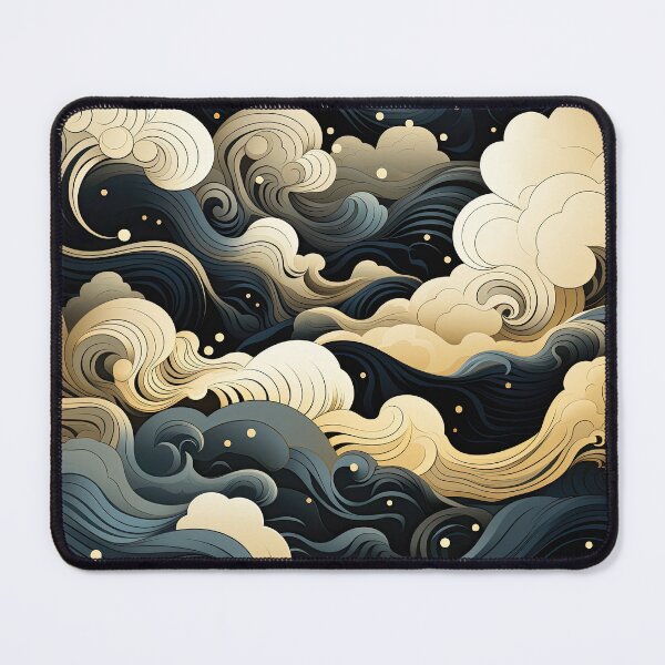 Item preview, Visual Harmony: A Drawing That Combines Elegant Patterns and Waves designed and sold by Belltwon.