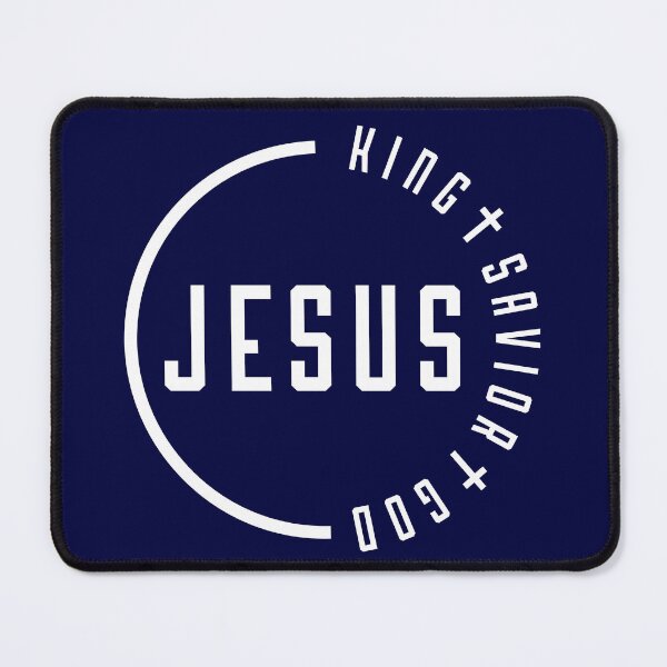 Item preview, Jesus: King, Savior, God Christian Logo designed and sold by CrossAndCrown.