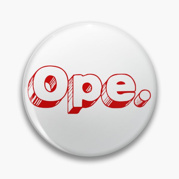 Item preview, Midwesterner “Ope” Funny Joke Design Red designed and sold by helloiamskye.