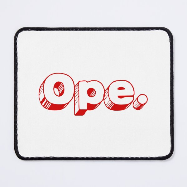 Item preview, Midwesterner “Ope” Funny Joke Design Red designed and sold by helloiamskye.