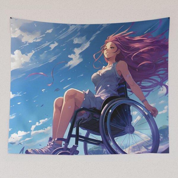 Item preview, Wheels of Determination: Radiant Smile, Bright Future designed and sold by Brendon987.